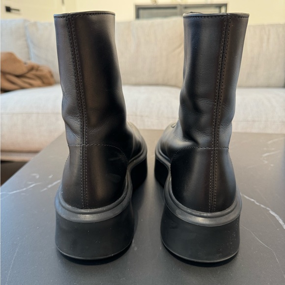 The Row Zippered Platform Combat Boots - Picture 9 of 11